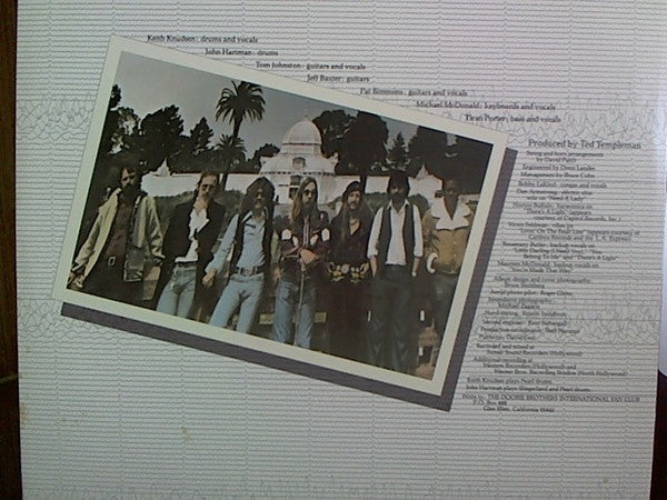 The Doobie Brothers - Livin' On The Fault Line (Vinyl, LP, Album) Very Good (VG) / Very Good (VG)