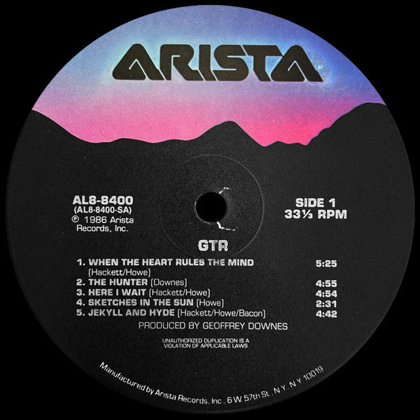 GTR (2) - GTR (Vinyl, LP, Album, Stereo) Very Good Plus (VG+) / Very Good Plus (VG+)