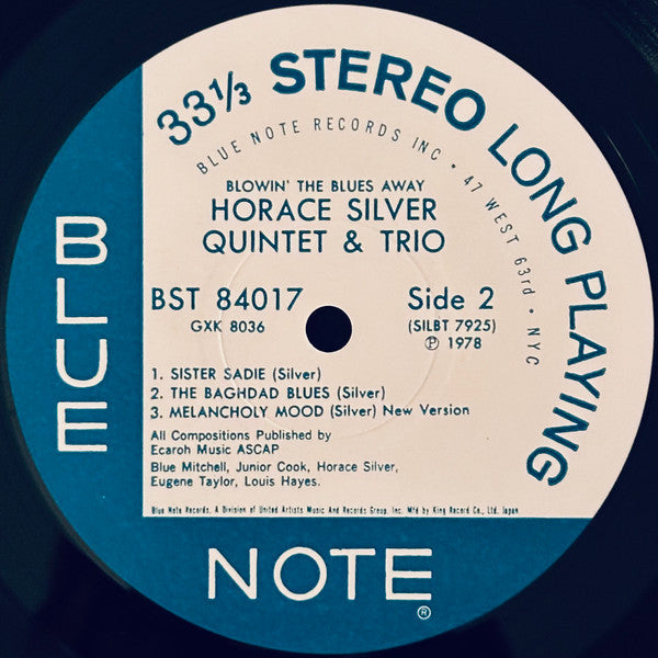 The Horace Silver Quintet - Blowin' The Blues Away (Vinyl, LP, Albu...