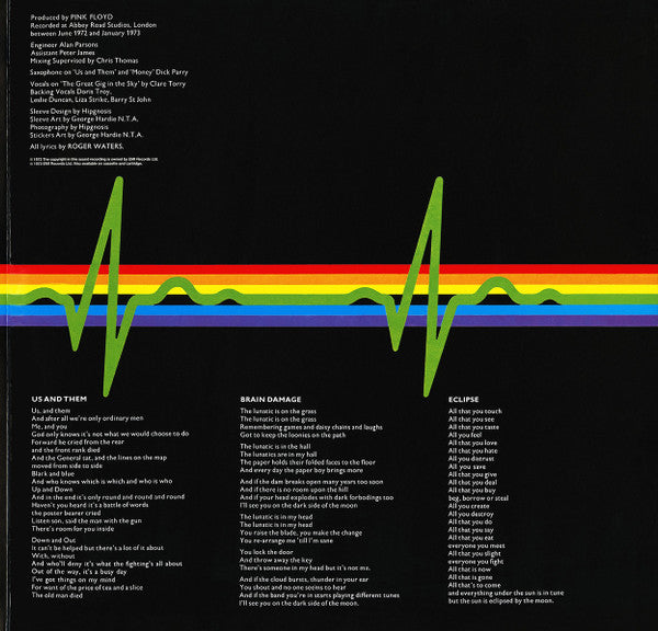 Pink Floyd - The Dark Side Of The Moon (Vinyl, LP, Album, Reissue, Remastered, Stereo) Near Mint (NM or M-) / Near Mint (NM or M-)