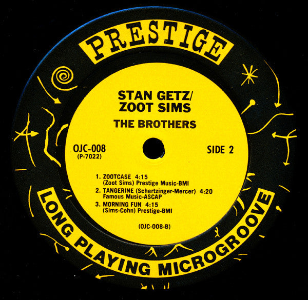 Stan Getz - The Brothers (Vinyl, LP, Compilation, Reissue, Remastered) Good Plus (G+) / Very Good (VG)