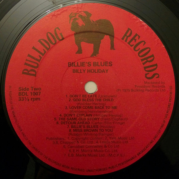 Billie Holiday - Billie's Blues (Vinyl, LP, Compilation) Very Good Plus (VG+) / Very Good Plus (VG+)