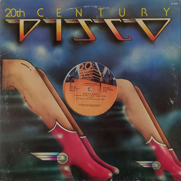 Edwin Starr - HAPPY Radio (Vinyl, 12", 33 ⅓ RPM, Stereo) Very Good (VG) / Very Good Plus (VG+)