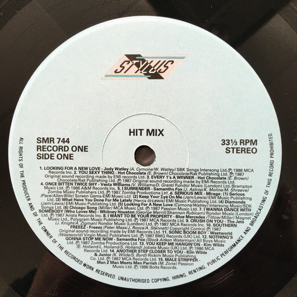 Various - Hit Mix (2xVinyl, LP, Mixed, Stereo) Very Good Plus (VG+) / Very Good (VG)