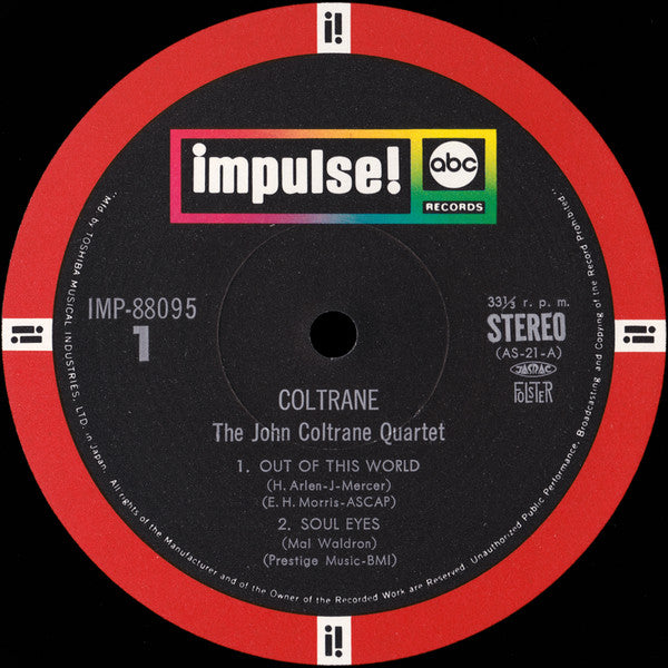 The John Coltrane Quartet - Coltrane (Vinyl, LP, Album, Reissue, St...