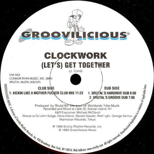 Clockwork (2) - (Let's) Get Together (Vinyl, 12") Very Good Plus (VG+) / Very Good Plus (VG+)