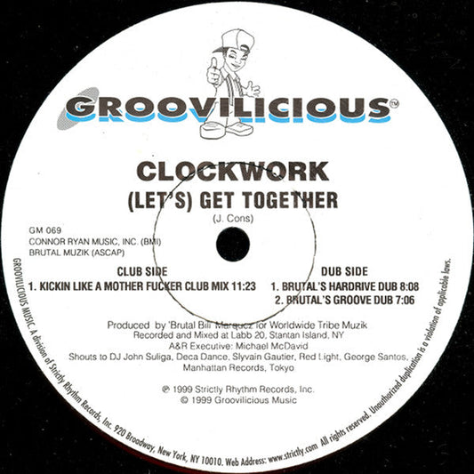 Clockwork (2) - (Let's) Get Together (Vinyl, 12") Very Good Plus (VG+) / Very Good Plus (VG+)