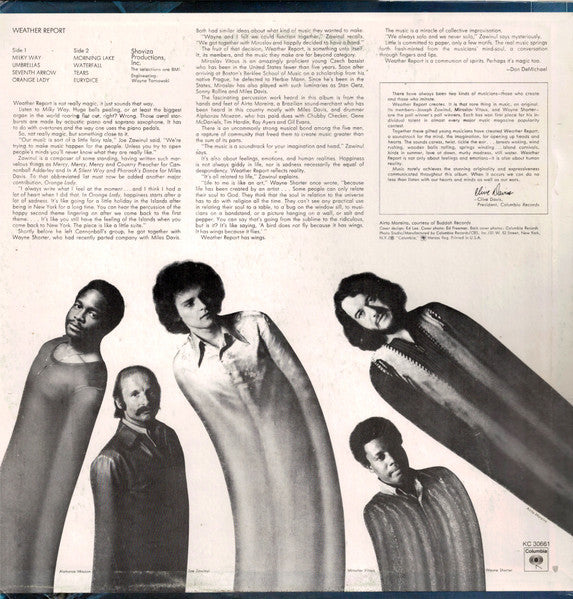 Weather Report - Weather Report (Vinyl, LP, Album, Stereo) Very Good Plus (VG+) / Good Plus (G+)