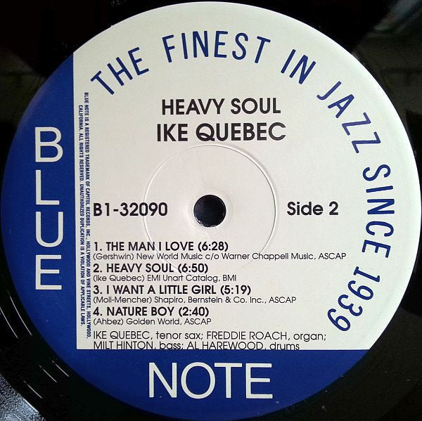 Ike Quebec - Heavy Soul (Vinyl, LP, Album, Limited Edition, Reissue...