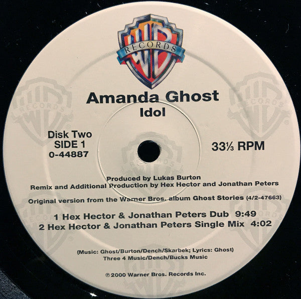 Amanda Ghost - Idol (2xVinyl, 12", 33 ⅓ RPM) Very Good Plus (VG+) / Very Good (VG)