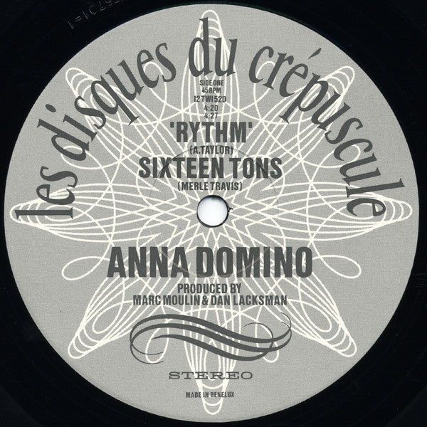 Anna Domino - 'Rythm' (Vinyl, 12", 45 RPM, Stereo) Very Good Plus (VG+) / Very Good (VG)