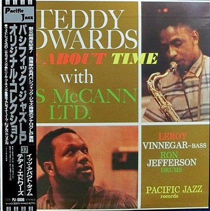 Teddy Edwards - It's About Time (Vinyl, LP, Album, Reissue, Stereo) Very Good Plus (VG+) / Very Good Plus (VG+)