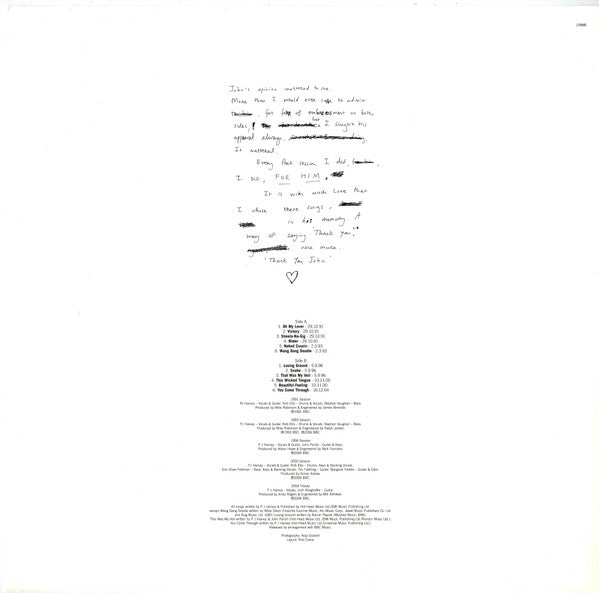 PJ Harvey - The Peel Sessions 1991 - 2004 (Vinyl, LP, Album) Very Good (VG) / Very Good Plus (VG+)