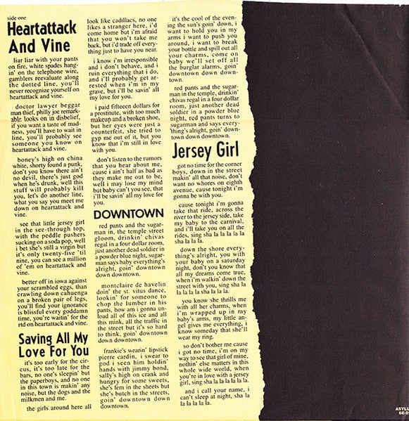 Tom Waits - Heartattack And Vine (Vinyl, LP, Album, Stereo) Very Good Plus (VG+) / Very Good (VG)
