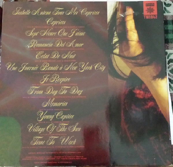Isabelle Antena - Tous Mes Caprices (Vinyl, LP) Good Plus (G+) / Good Plus (G+)