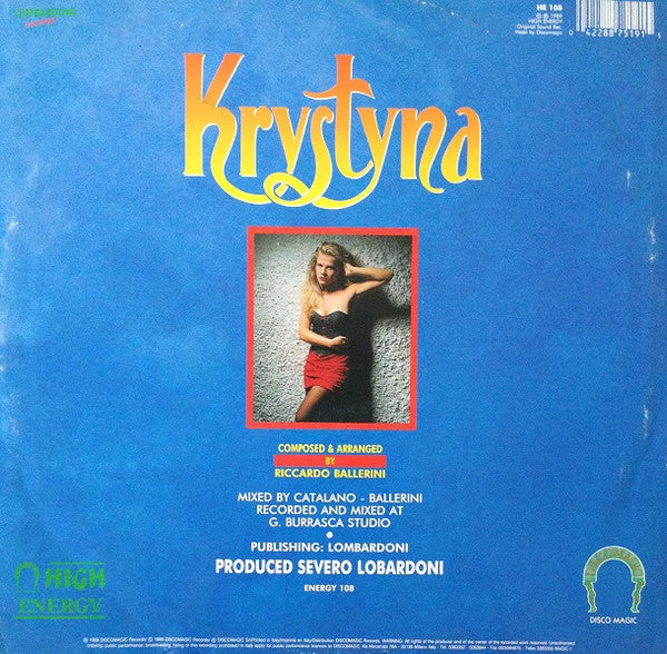 Krystyna - Never Say Goodbye (Vinyl, 12", 45 RPM) Good Plus (G+) / Very Good (VG)