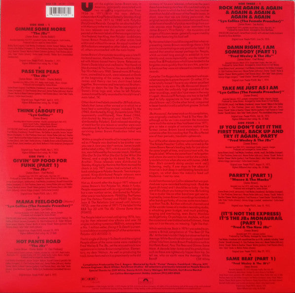 Various - James Brown's Funky People (2xVinyl, LP, Compilation, Reissue) Near Mint (NM or M-) / Good Plus (G+)
