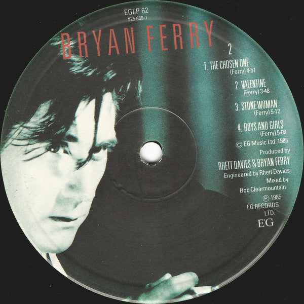 Bryan Ferry - Boys And Girls (Vinyl, LP, Album) Very Good (VG) / Very Good (VG)