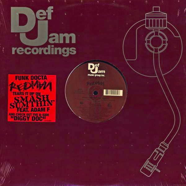 Redman - Smash Sumthin' (Vinyl, 12", 33 ⅓ RPM, Single, Stereo) Good Plus (G+) / Very Good Plus (VG+)