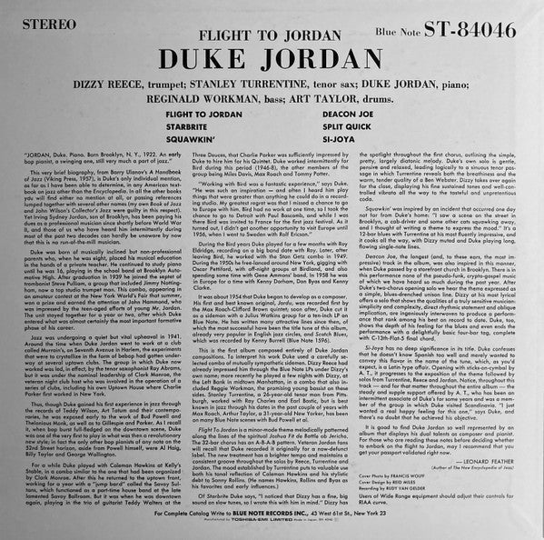 Duke Jordan - Flight To Jordan (Vinyl, LP, Album, Limited Edition, ...