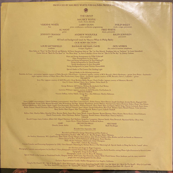 Earth, Wind & Fire - Faces (2xVinyl, LP, Album, Stereo) Good Plus (G+) / Very Good (VG)
