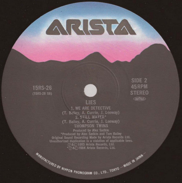 Thompson Twins - Lies (Vinyl, 12", 45 RPM, Stereo)