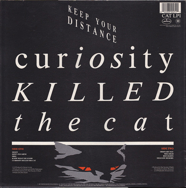 Curiosity Killed The Cat - Keep Your Distance (Vinyl, LP, Album) Very Good Plus (VG+) / Very Good Plus (VG+)