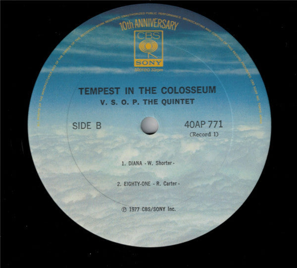 The V.S.O.P. Quintet - Tempest In The Colosseum (Vinyl, LP, Album, ...