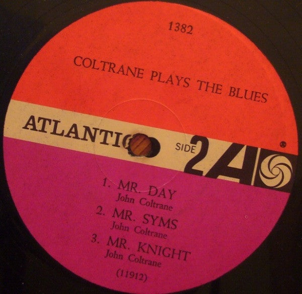 John Coltrane - Coltrane Plays The Blues (Vinyl, LP, Album, Mono) Very Good (VG) / Very Good Plus (VG+)