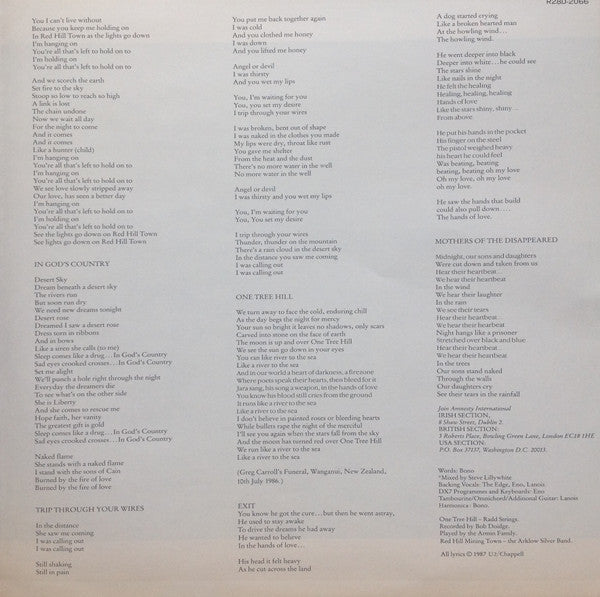 U2 - The Joshua Tree = ヨシュア・トゥリー (Vinyl, LP, Album)