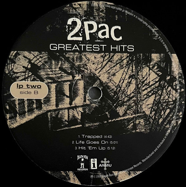 2Pac - Greatest Hits (Vinyl, LP, Compilation)