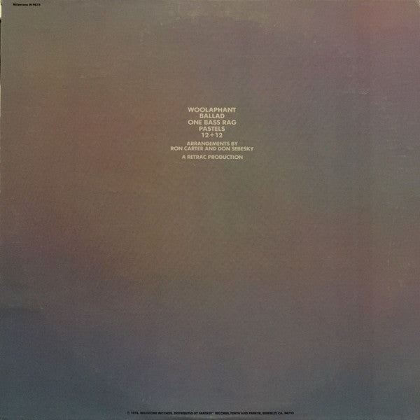 Ron Carter - Pastels (Vinyl, LP, Album) Very Good (VG) / Very Good (VG)