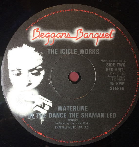 The Icicle Works - Love Is A Wonderful Colour (Vinyl, 12", 45 RPM, Single, Stereo) Very Good Plus (VG+) / Very Good Plus (VG+)