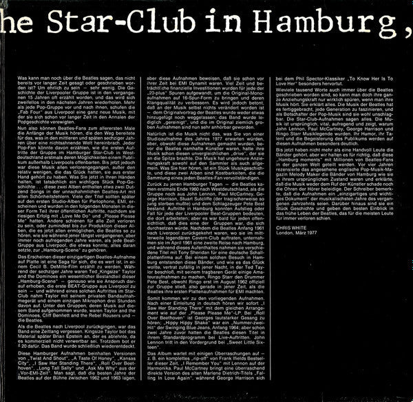 The Beatles - Live! At The Star-Club In Hamburg, Germany; 1962 (2xVinyl, LP, Album) Very Good Plus (VG+) / Very Good Plus (VG+)