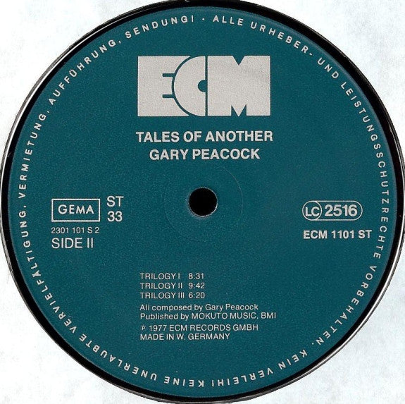 Gary Peacock - Tales Of Another (Vinyl, LP, Album) Very Good (VG) / Good Plus (G+)