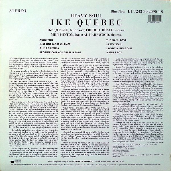 Ike Quebec - Heavy Soul (Vinyl, LP, Album, Limited Edition, Reissue...