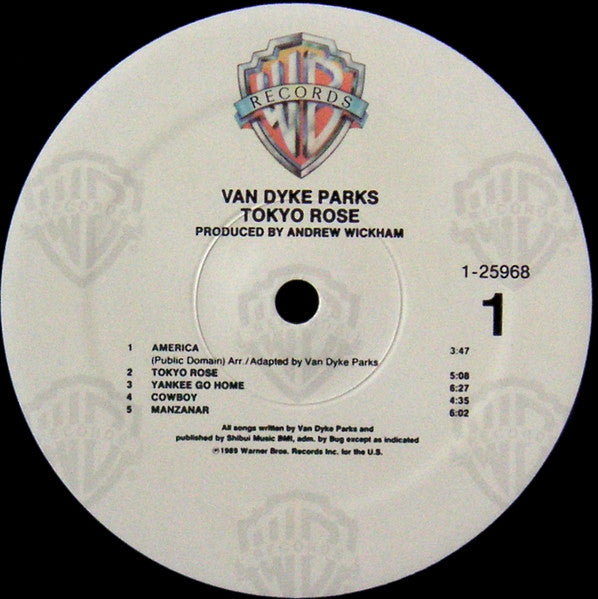 Van Dyke Parks - Tokyo Rose (Vinyl, LP, Album) Near Mint (NM or M-) / Near Mint (NM or M-)
