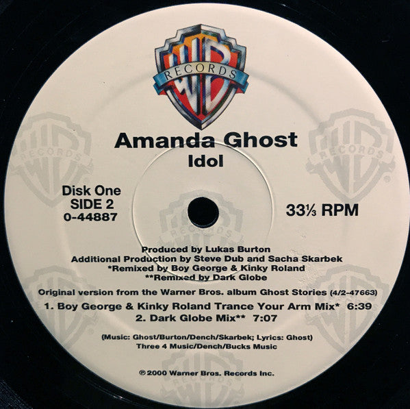Amanda Ghost - Idol (2xVinyl, 12", 33 ⅓ RPM) Very Good Plus (VG+) / Very Good (VG)