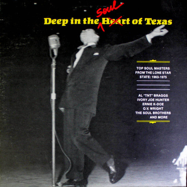 Various - Deep In The Soul Of Texas (Vinyl, LP, Compilation) Good Plus (G+) / Very Good (VG)