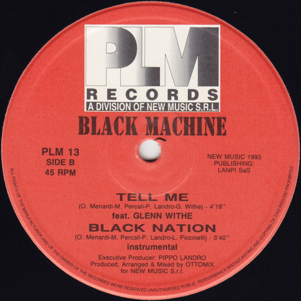 Black Machine - Double Mix (2xVinyl, 12", 45 RPM, Limited Edition) Good Plus (G+) / Good Plus (G+)
