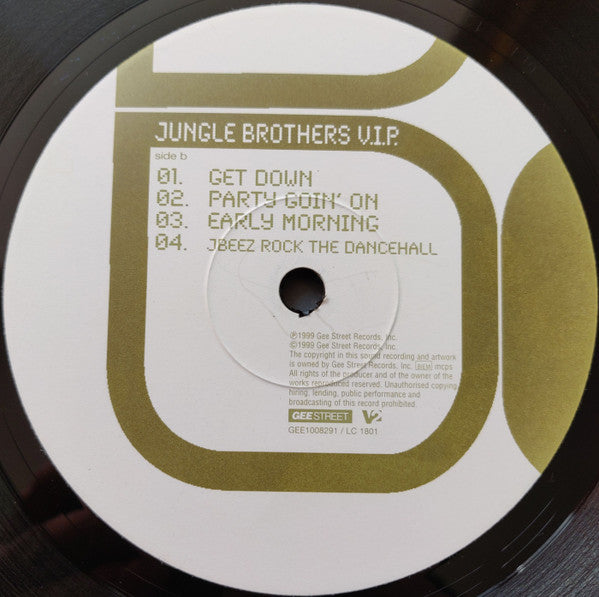 Jungle Brothers - V.I.P. (2xVinyl, LP, Album) Very Good Plus (VG+) / Very Good Plus (VG+)