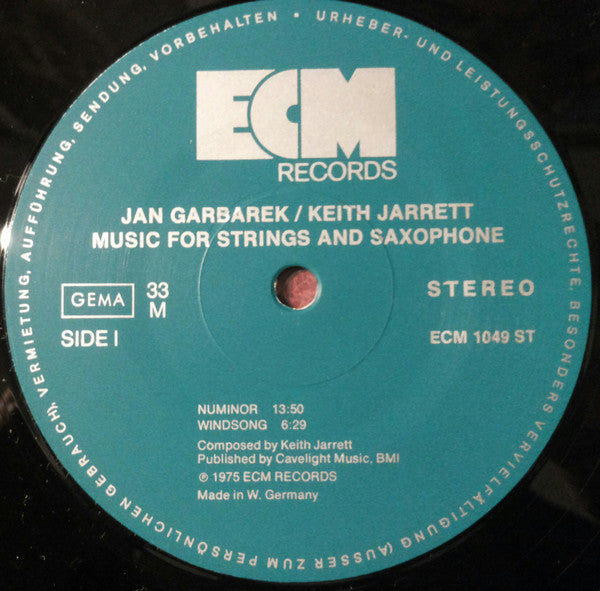 Keith Jarrett - Luminessence (Vinyl, LP, Album, Stereo)