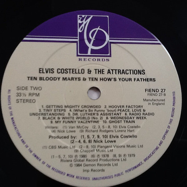 Elvis Costello & The Attractions - Ten Bloody Marys & Ten How's You...