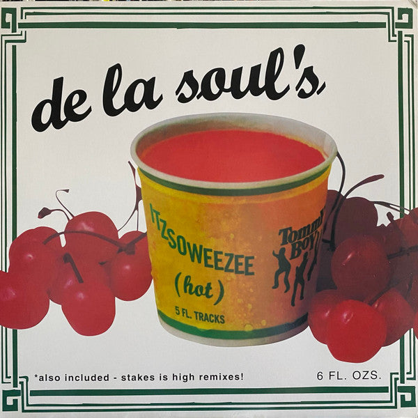 De La Soul - Itzsoweezee (Hot) (Vinyl, 12", 33 ⅓ RPM) Very Good (VG) / Very Good (VG)