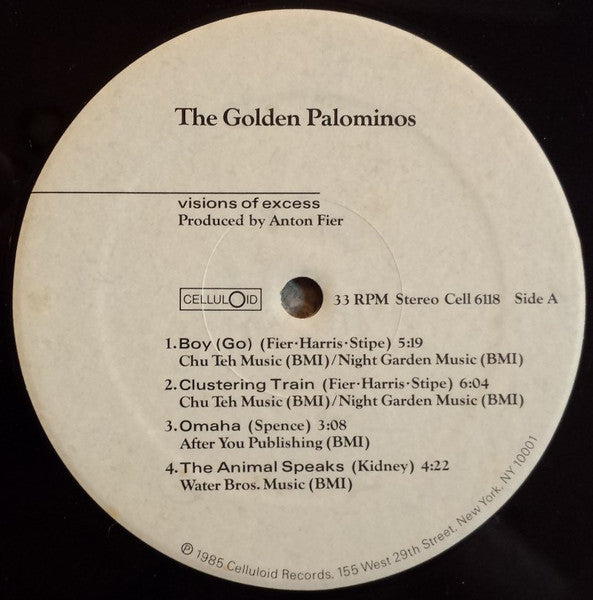 The Golden Palominos - Visions Of Excess (Vinyl, LP, Album, Stereo) Very Good Plus (VG+) / Very Good Plus (VG+)