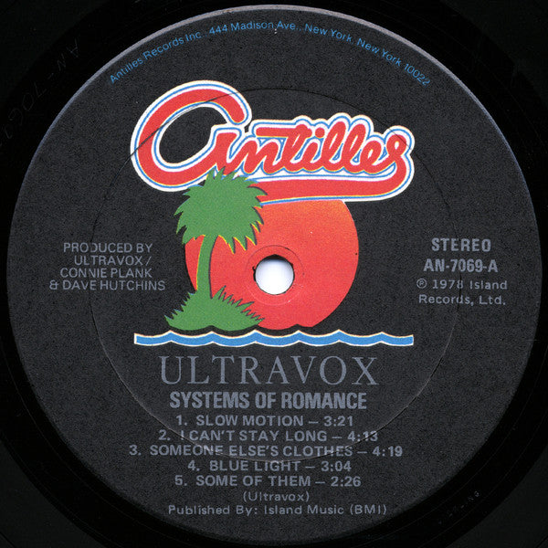 Ultravox - Systems Of Romance (Vinyl, LP, Album) Good Plus (G+) / Good (G)