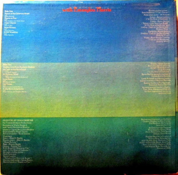 Gram Parsons - Grievous Angel (Vinyl, LP, Album, Repress) Very Good Plus (VG+) / Very Good Plus (VG+)
