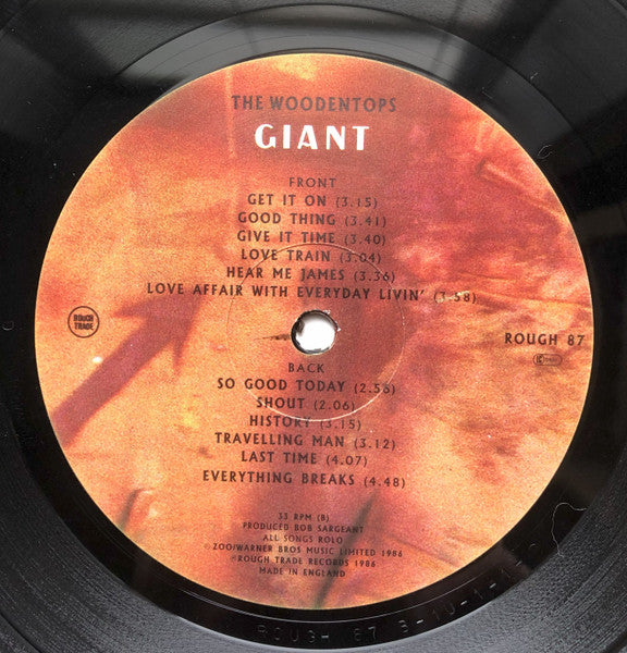 The Woodentops - Giant (Vinyl, LP, Album) Very Good (VG) / Very Good (VG)