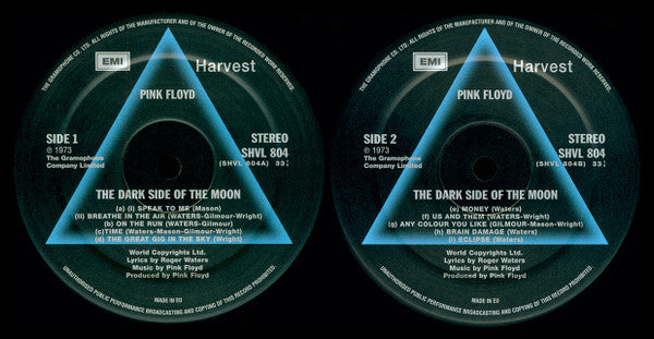 Pink Floyd - The Dark Side Of The Moon (Vinyl, LP, Album, Reissue, Remastered, Stereo) Near Mint (NM or M-) / Near Mint (NM or M-)