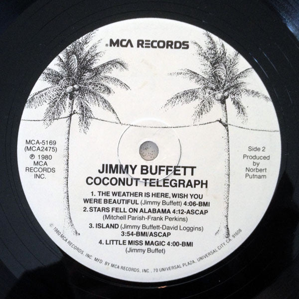 Jimmy Buffett - Coconut Telegraph (Vinyl, LP, Album) Very Good (VG) / Very Good (VG)